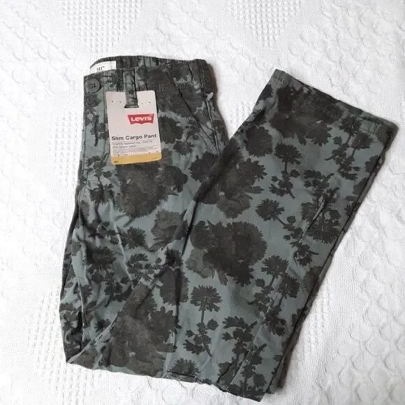 Levi's Boy's 511 Slim Cargo Pants Camo Size 7X Regular (7-8y) - Picture 10 of 10